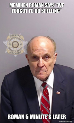 Rudy Giuliani Mugshot
