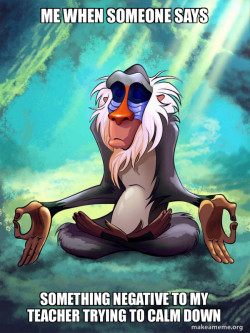 Rafiki Meditating - Lion King