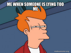 U lying 