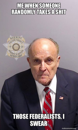 Rudy Giuliani Mugshot