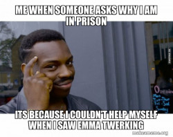 Roll Safe Black Guy Pointing at His Head 