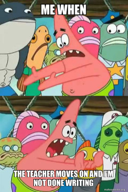 Push It Somewhere Else Patrick