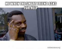 Roll Safe Black Guy Pointing at His Head 