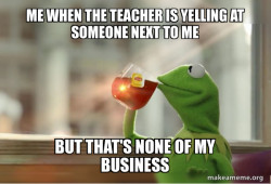 Kermit Drinking Tea