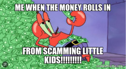 Mr Krabs Money