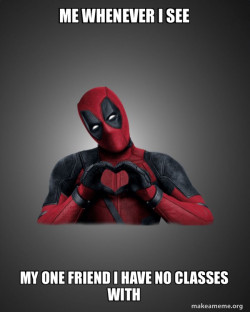Deadpool Heart Hands