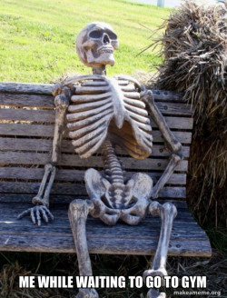 Waiting Skeleton