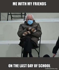 Bernie Sanders at the Inauguration