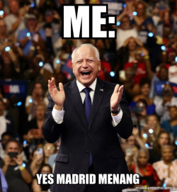 Happy Tim Walz