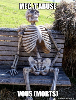Waiting Skeleton