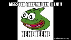 Pepega tien cijfer