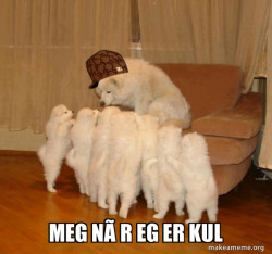 Scumbag Storytelling Dog
