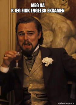 Leonardo DiCaprio Laughing Django