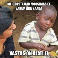 Skeptical Third World Kid