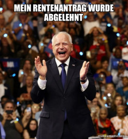 Happy Tim Walz