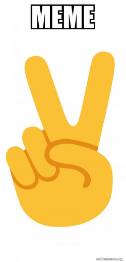 Peace Sign Emoji