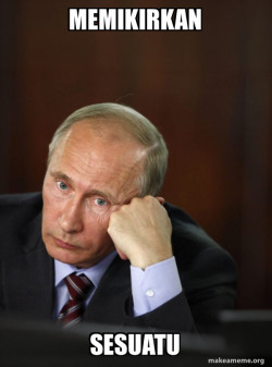 Contemplative Putin