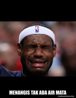 Lebron Crying