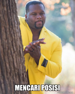 Anthony Adams in Yellow Suit Rubbing Hands