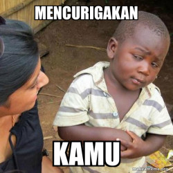 Skeptical Third World Kid
