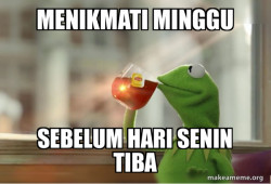 Kermit Drinking Tea
