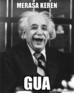 Laughing Albert Einstein