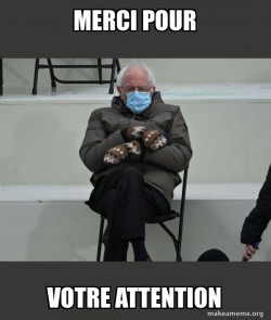 Bernie Sanders at the Inauguration