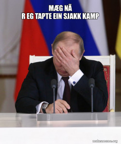 Putin Facepalm