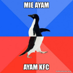 Socially Awkward Awesome Penguin