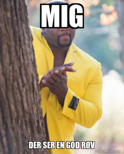 Anthony Adams in Yellow Suit Rubbing Hands