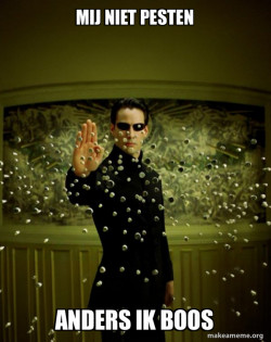 Neo Stopping Bullets