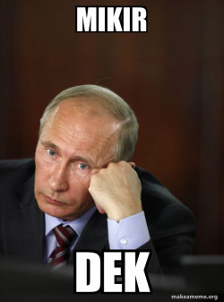 Contemplative Putin