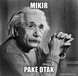 Serious Albert Einstein