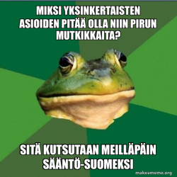 Foul Bachelor Frog