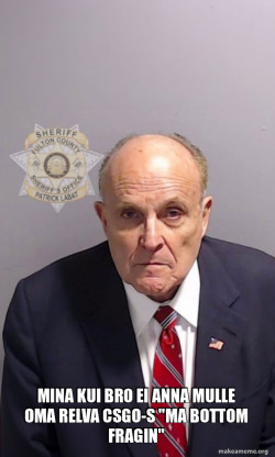 Rudy Giuliani Mugshot