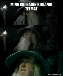 Confused Gandalf