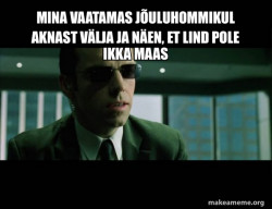 Agent Smith from the Matrix