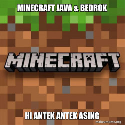 Minecraft says