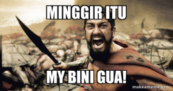 demi mbg (my bini gua)