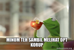 Kermit Drinking Tea