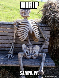 Waiting Skeleton