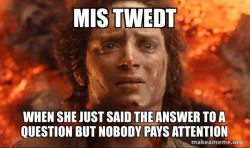 Frodo it's over it's done