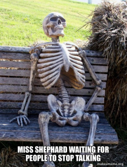 Waiting Skeleton