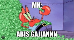 Mr Krabs Money