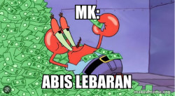 Mr Krabs Money