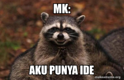 Evil Plotting Raccoon