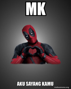 Deadpool Heart Hands