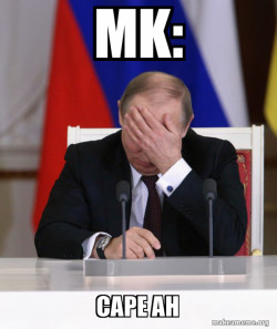 Putin Facepalm