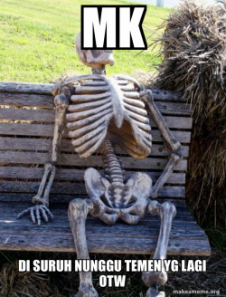 Waiting Skeleton