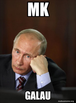 Contemplative Putin